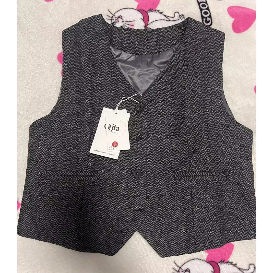 

Women Sleeveless Blazer Vest New Spring Autumn V-Neck Single-breasted Retro Waistcoat Solid Jacket Ladies Tank Tops Suits Vests