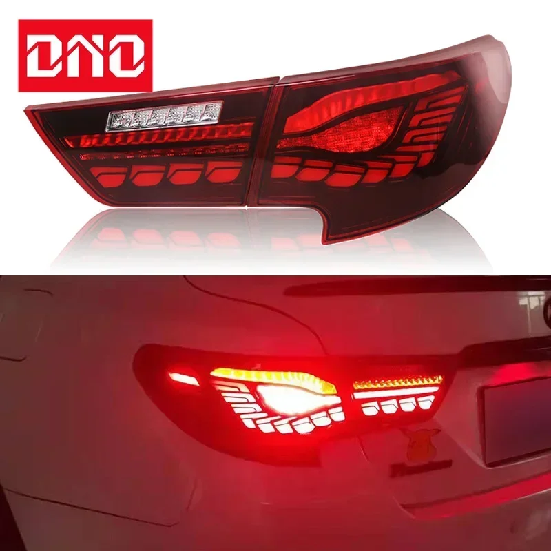 Car LED 12V Taillight For Toyota Mark X 2013 - 2017 2018 2019 Rear Running Lamp Brake Reverse Dynamic Turn Signal Car Tail Light