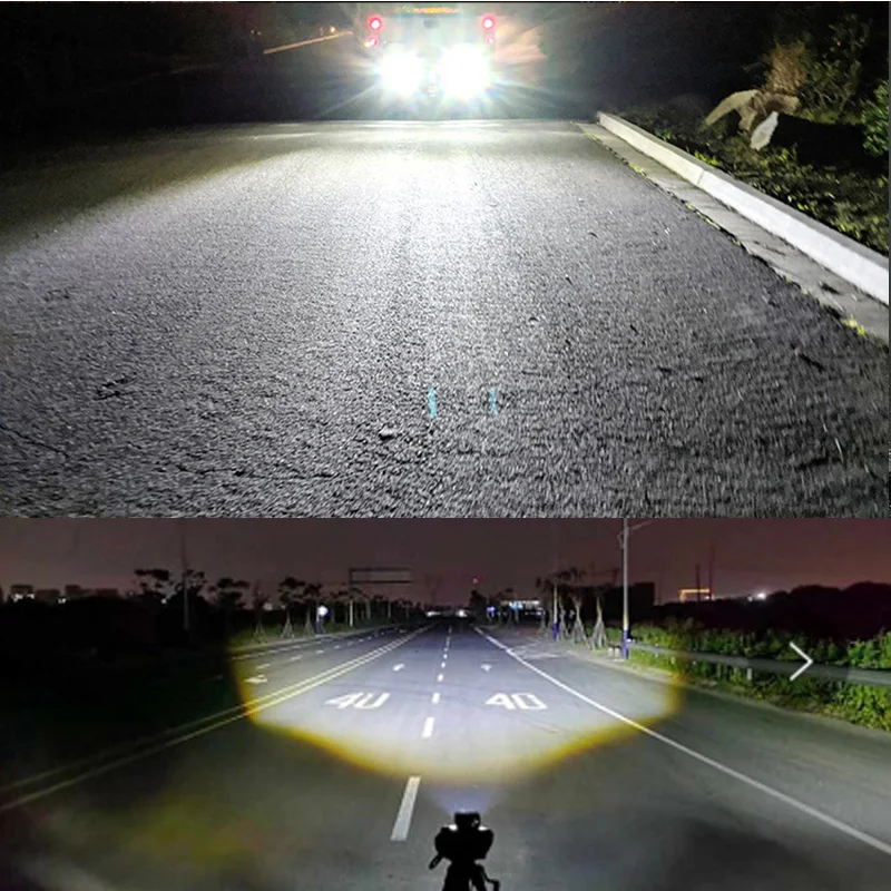 Automobile LED fog light laser high beam gun white/Yellow Spotlight Motorbike for SUV Truck ATV Moto Scooters Fog Driving Light