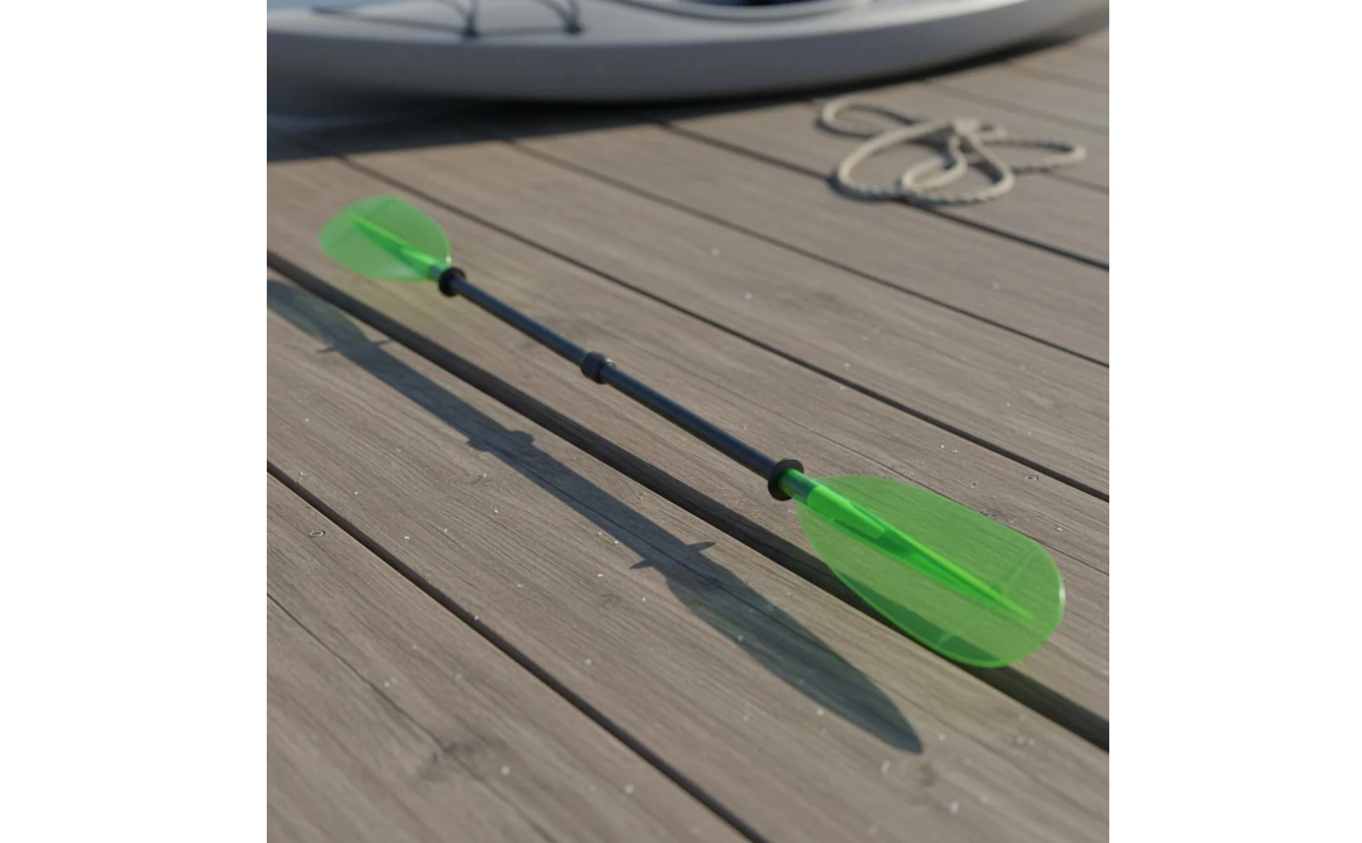 Two-Piece Kayak Paddle High-Strength Adjustable Kayak Paddle Water Sports Gear Corrosion-Resistant Detachable for Kayaking
