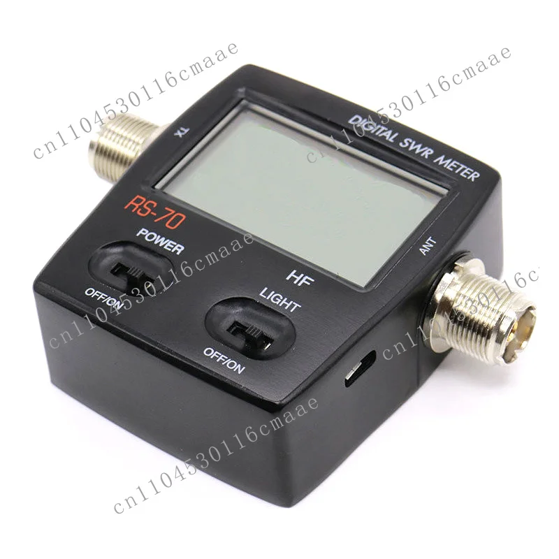 RS-70 Digital SWR & Power Meter 1.6-60 Mhz HF 200W for 2 Way Radios