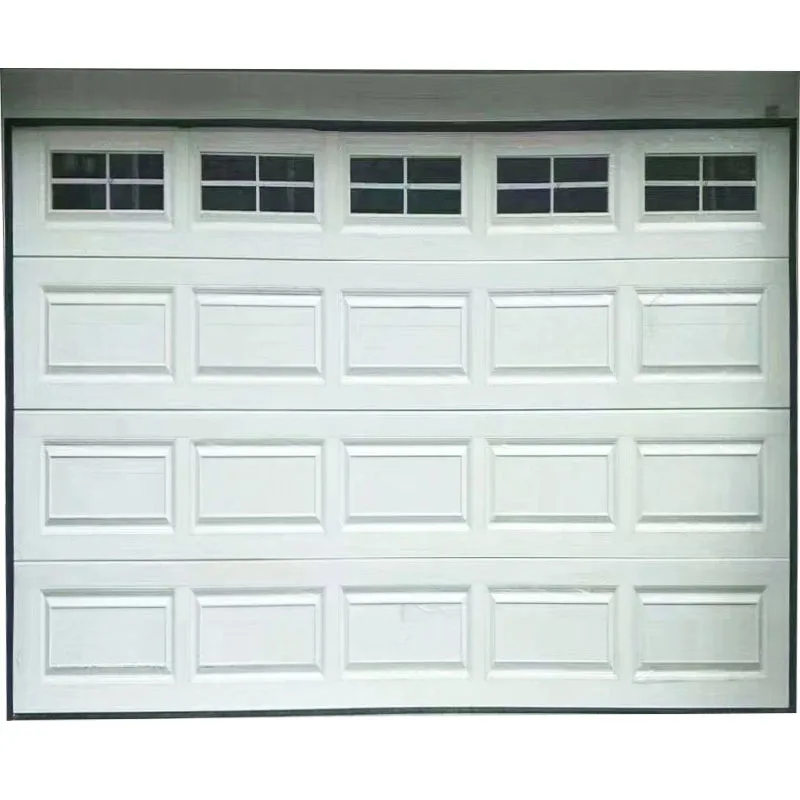 Aluminum Foam Insulation Garage Door, Electric Roll Up, Automatic Sensor, Industrial Sectional Door, Color Steel, Energy Saving