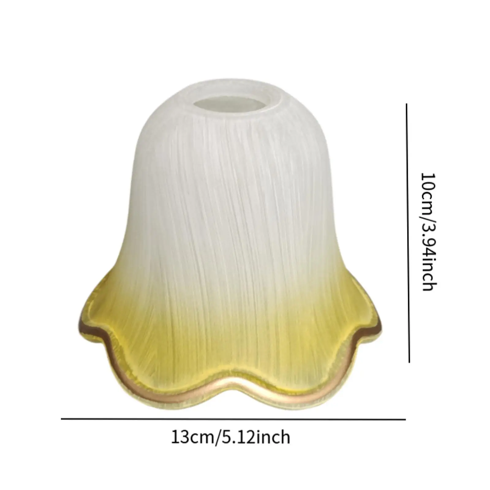 Glazen lampenkap kroonluchter schaduw past op E14 moderne vervangende hoes voor schansen