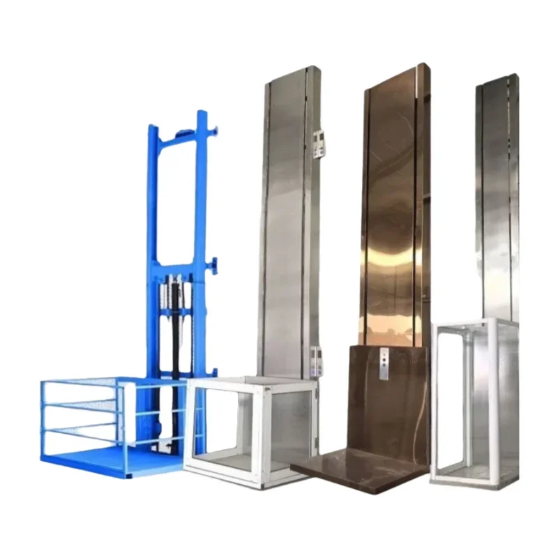 Customizable Hydraulic Electric Cargo Lift Home Small Platform Elevator Guide Rail Simple Warehouse Elevator