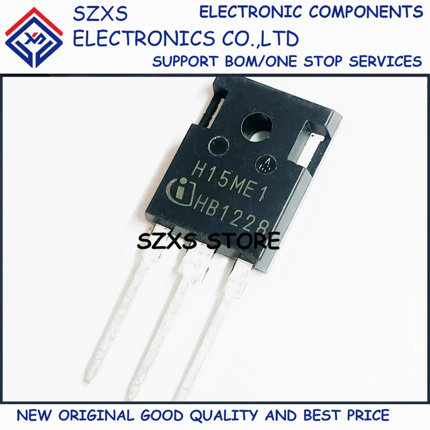 

New Original 10Pcs H15ME1 IHW15N120E1 TO-247 1200V 15A Powerful IGBT Transistor In Stock Electronic Components Good Quality