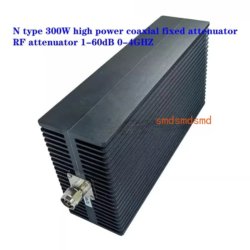 RF attenuator, 300W high-power coaxial fixed attenuator, attenuation 1-60dB, frequency range 0-4GHZ