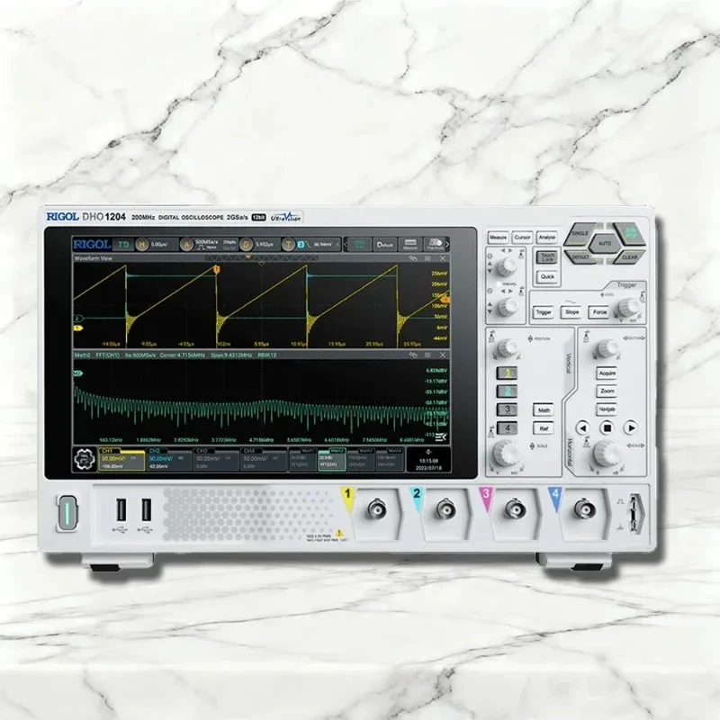 1PC RIGOL DHO1204 200MHz 4CH Digital Oscilloscope, 12bit High-Res, 1.5M wfms/s, 100Mpts, DHO1000 Series #familitrade