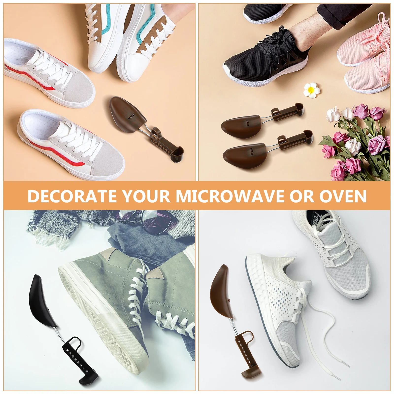 

Adjustable Stretcher Holder Lightweight Plastic Metal Shoe Tree For Women Travel Business Daily Use Shoe