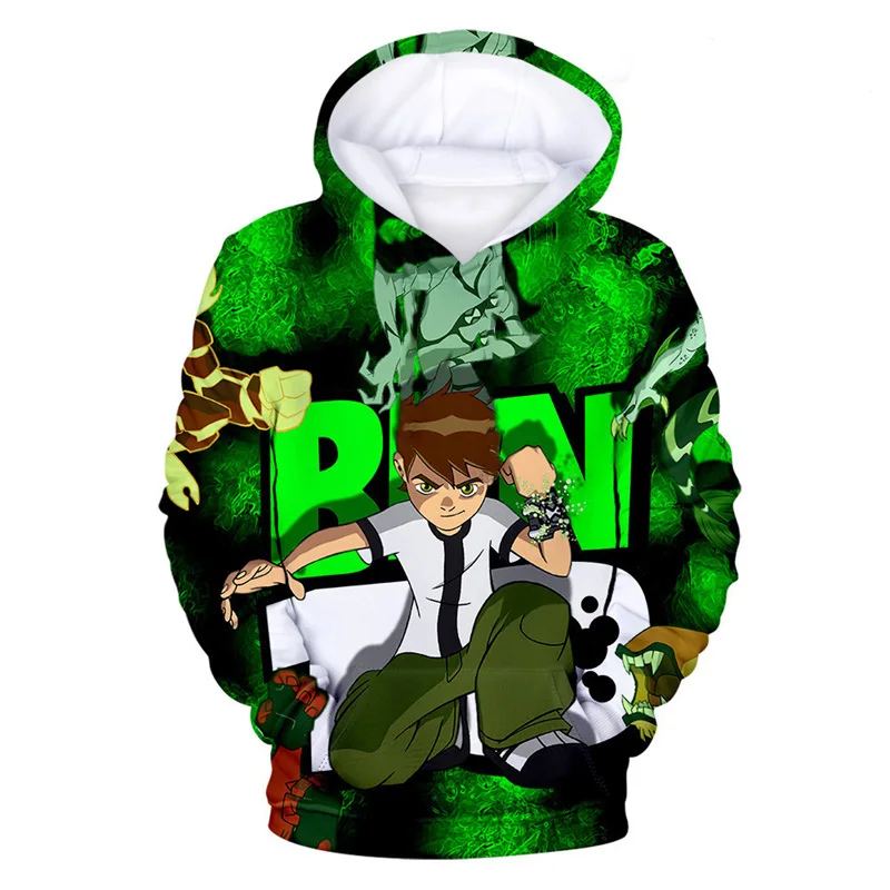 

Omnitrix Ben10 Cosplay Hoodie Pullover Ben Tennyson Printing Kid Anime Cartoon Hoodie Summer Men Women Casual Harajuku Hoodies