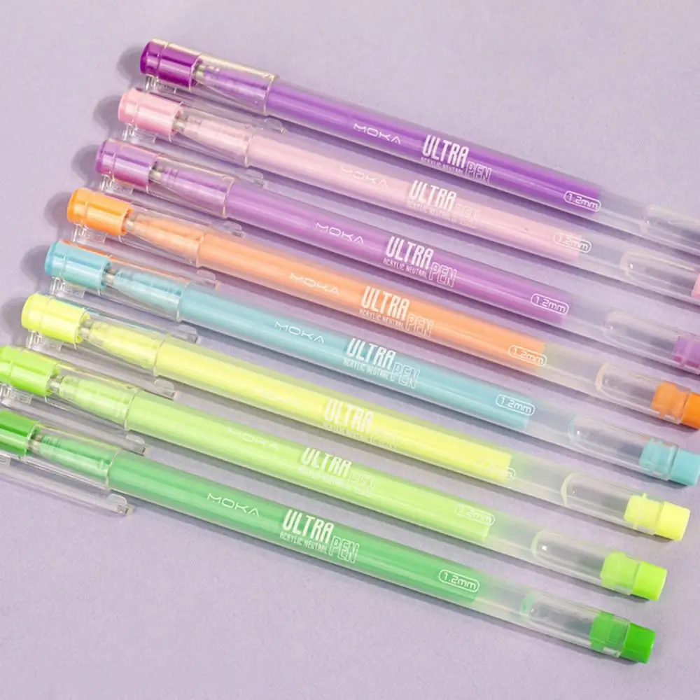 

8 цветов/набор DIY Скрапбукинг акриловая нейтральная ручка для рисования живопись быстросохнущий хайлайтер большая емкость инструменты для письма