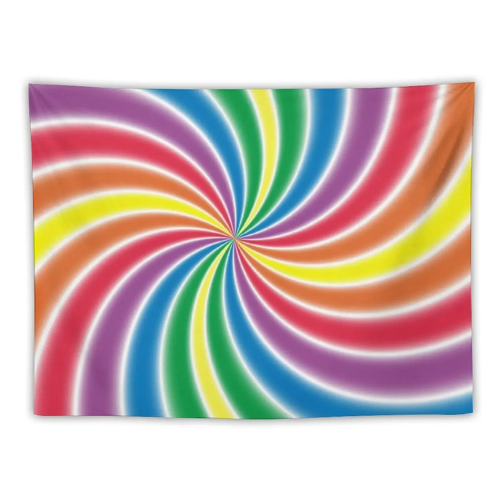 

Rainbow Gradient Wave Swirl Tapestry Tapete For The Wall Aesthetic Room Decorations Tapestry
