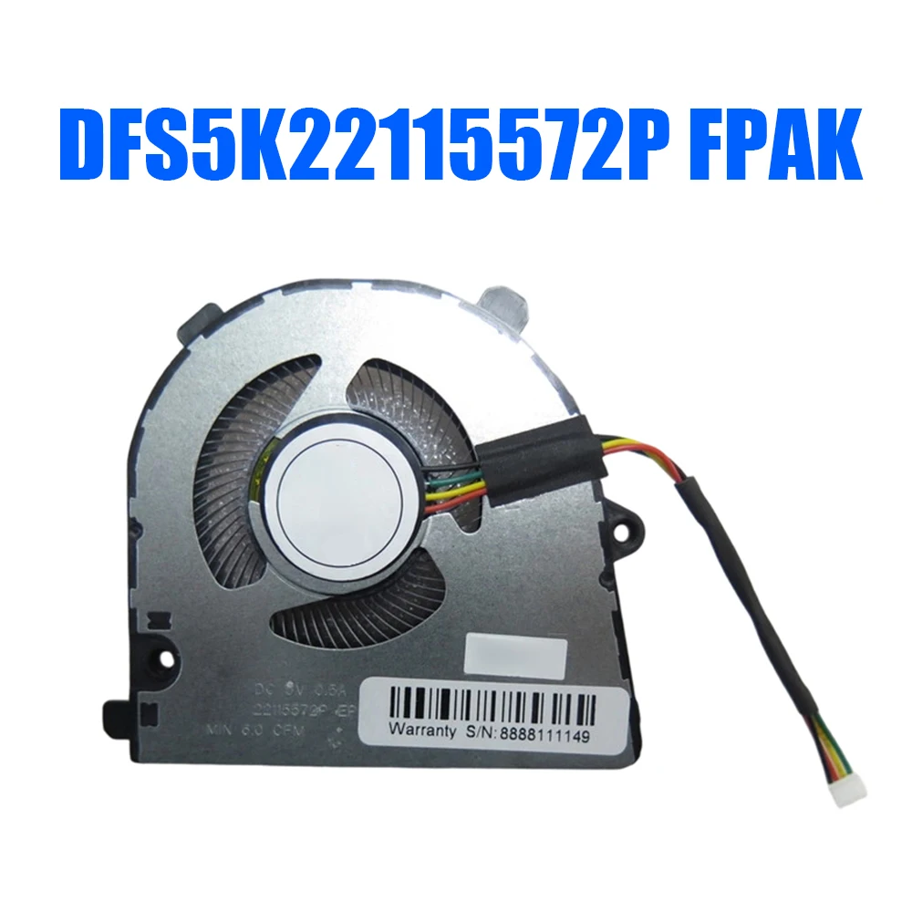For DFS5K22115572P FPAK DFS5K22115572P-FPAK DC5V 2.5W 4PIN VER2 / VER1 Interface Mini PC Fan