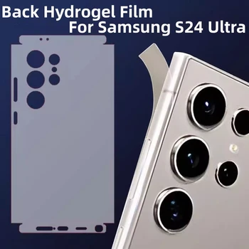 Arka Hidrojel Film Samsung Galaxy S24 Ultra Artı S24+ Mat HD Şeffaf Ekran Koruyucu S25+ S25 Ultra Yumuşak Koruyucu Film