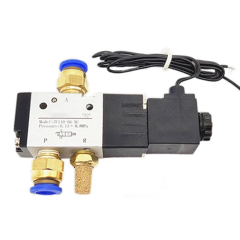 Pneumatic solenoid valve 3V110-06 12V 1/8