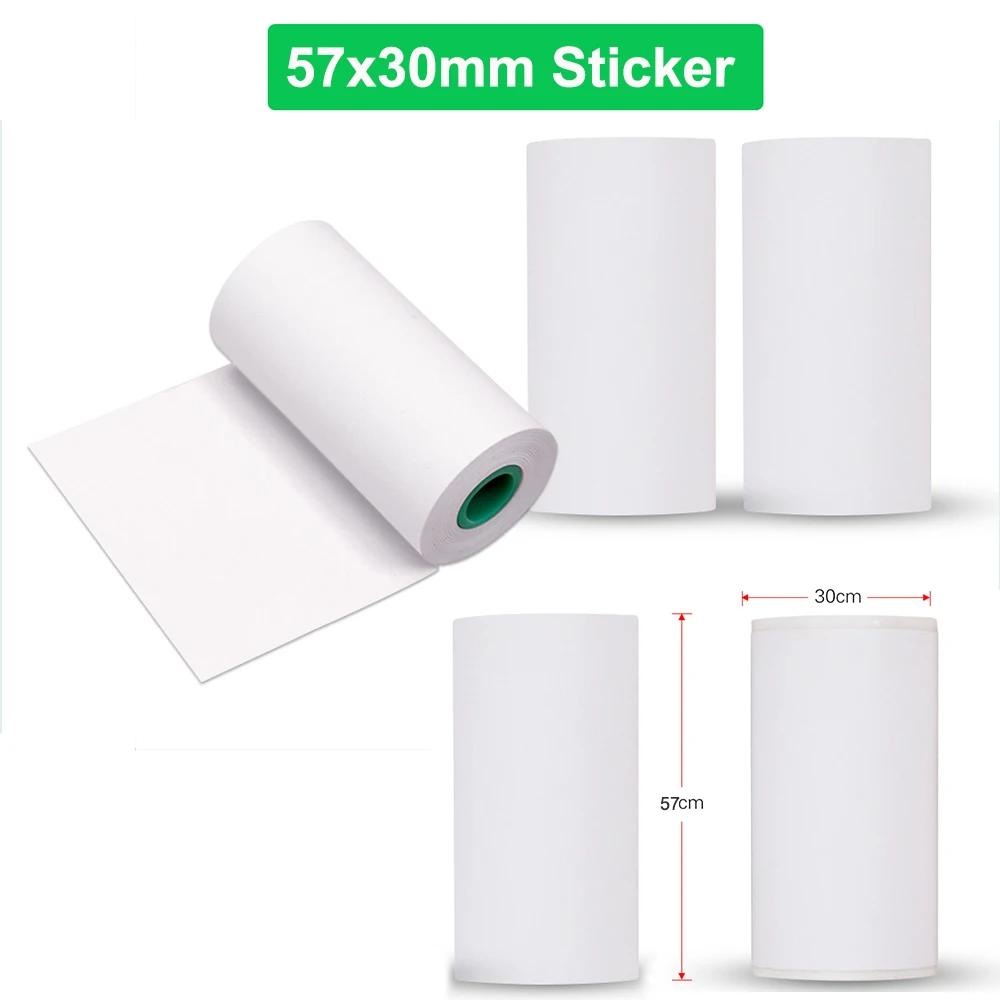 5 Rolls Receipt Paper (57mm x 30mm) POS Thermal Paper for Thermal Receipt Printer  POS Printer