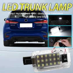 1Pcs Car LED Signal Bulbs Trunk Lamp Auto Luggage Compartment Lights White DC 12V For Lexus CT200h NX200t NX300h RX350 RX450h
