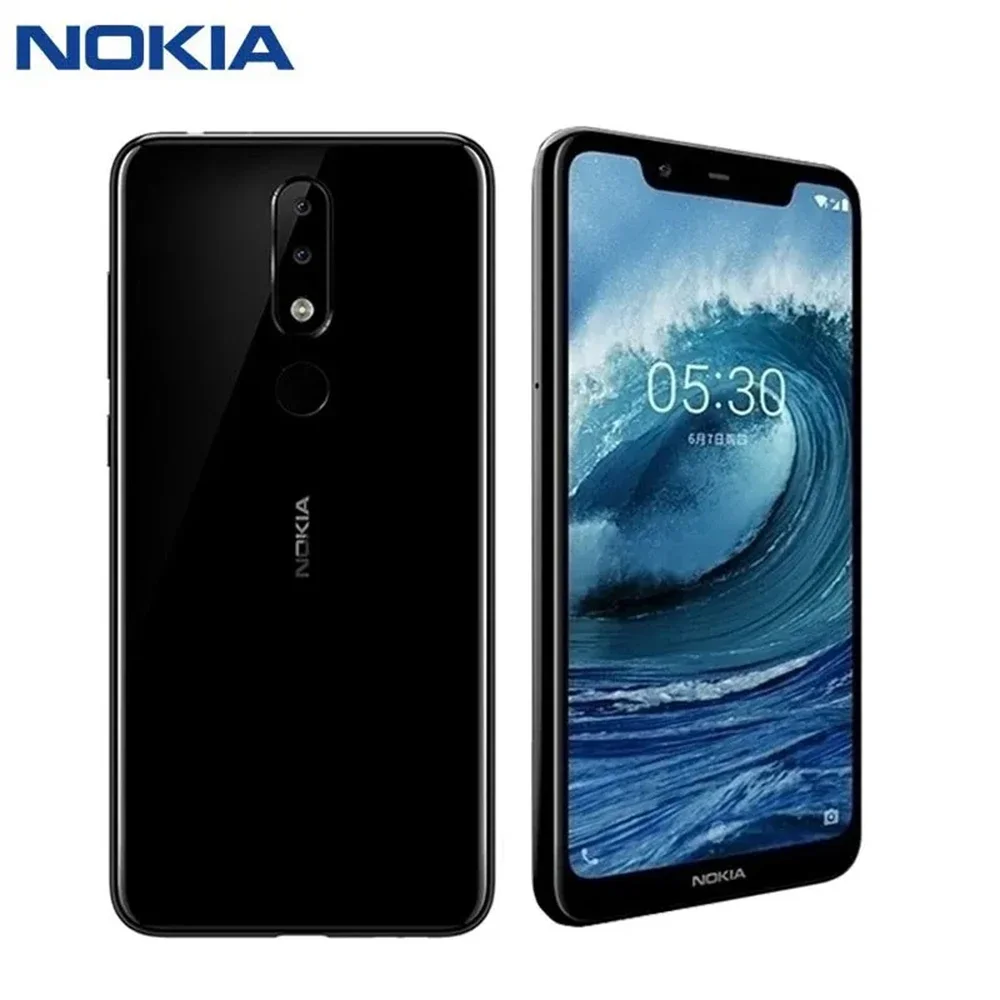 Nokia X5 Smartphone: Mediatek Helio P60 | 13MP+5MP Dual Camera |3060mAh |  Dual SIM Unlocked | Used phone