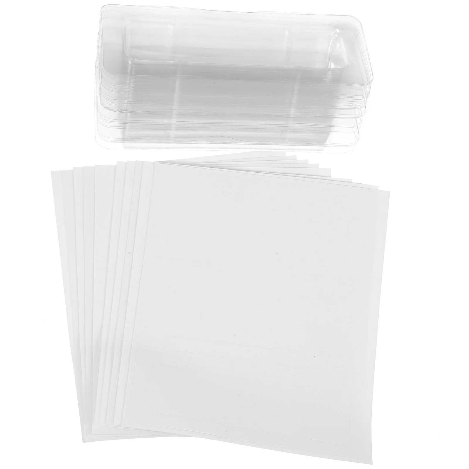 

1Set Plastic Clear Lip Balm Holder Transparent Lipstick Gift Box DIY Cash Card Organizer Portable Lightweight Pouch