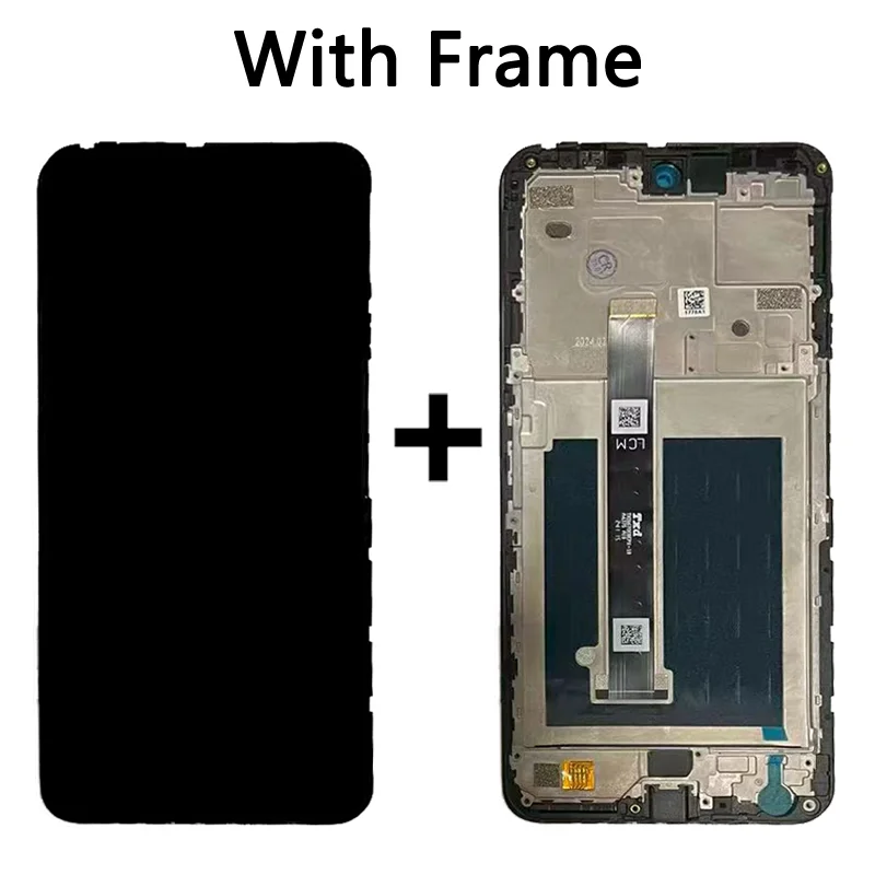 Ekran LCD 6.72'' AAA Quality do ZTE Nubia Focus Pro 5G, panel dotykowy, digitizer Z2351N z ramką — zdjęcie produktu 5