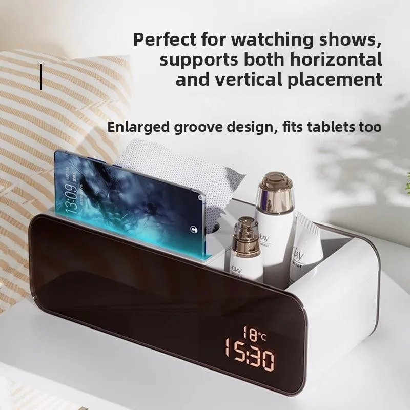 Creative Living Room Office Tea Table Remote Control Multi-Tissue Storage Box Desktop Organizer Simple Style Storage Bin