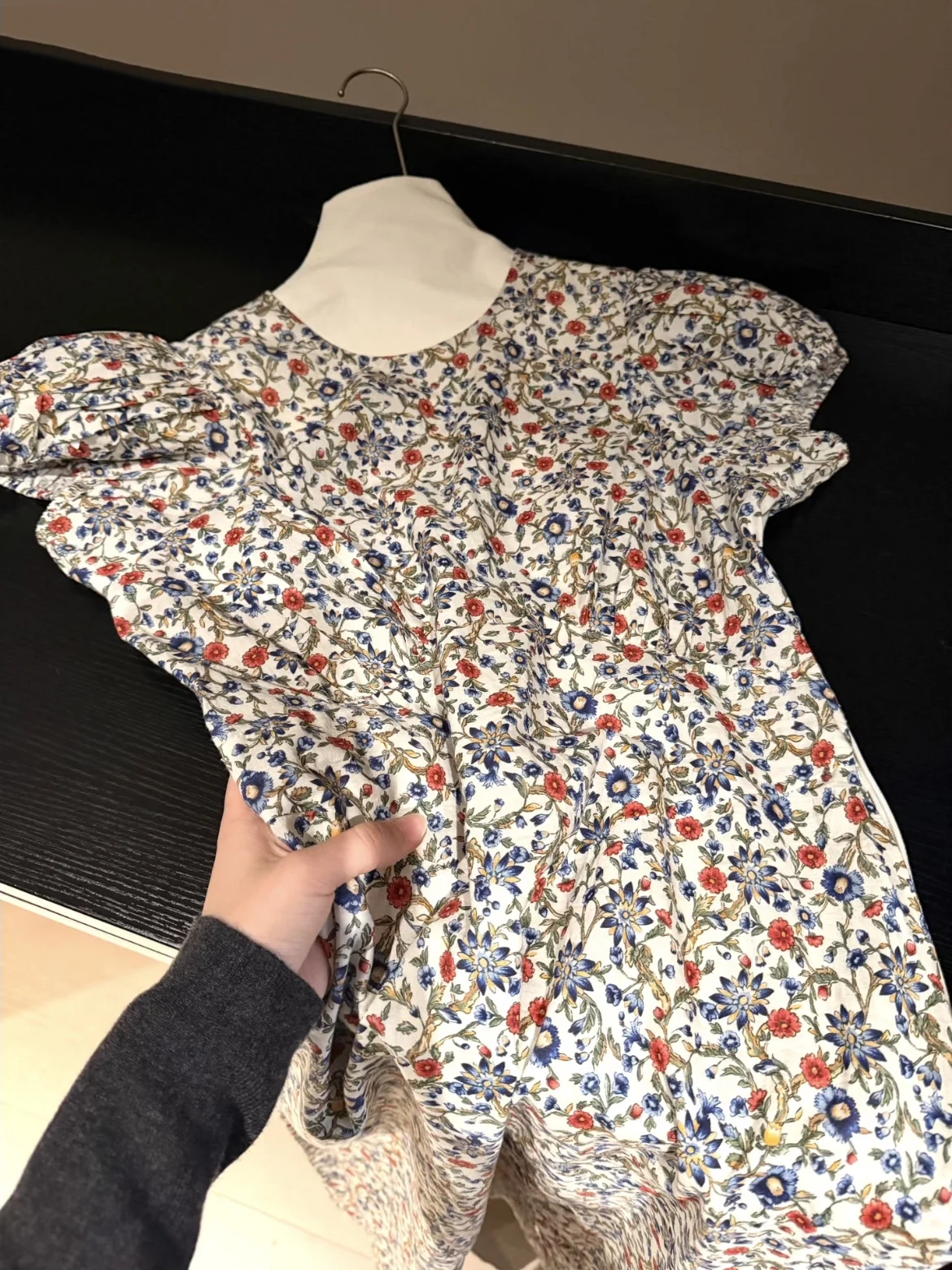 

High Waist Long Bubble Sve Ba Tie Country Sle Dr Cotton Casual Travel Women's Dr Summer 2026 Loose Fit ort Sve