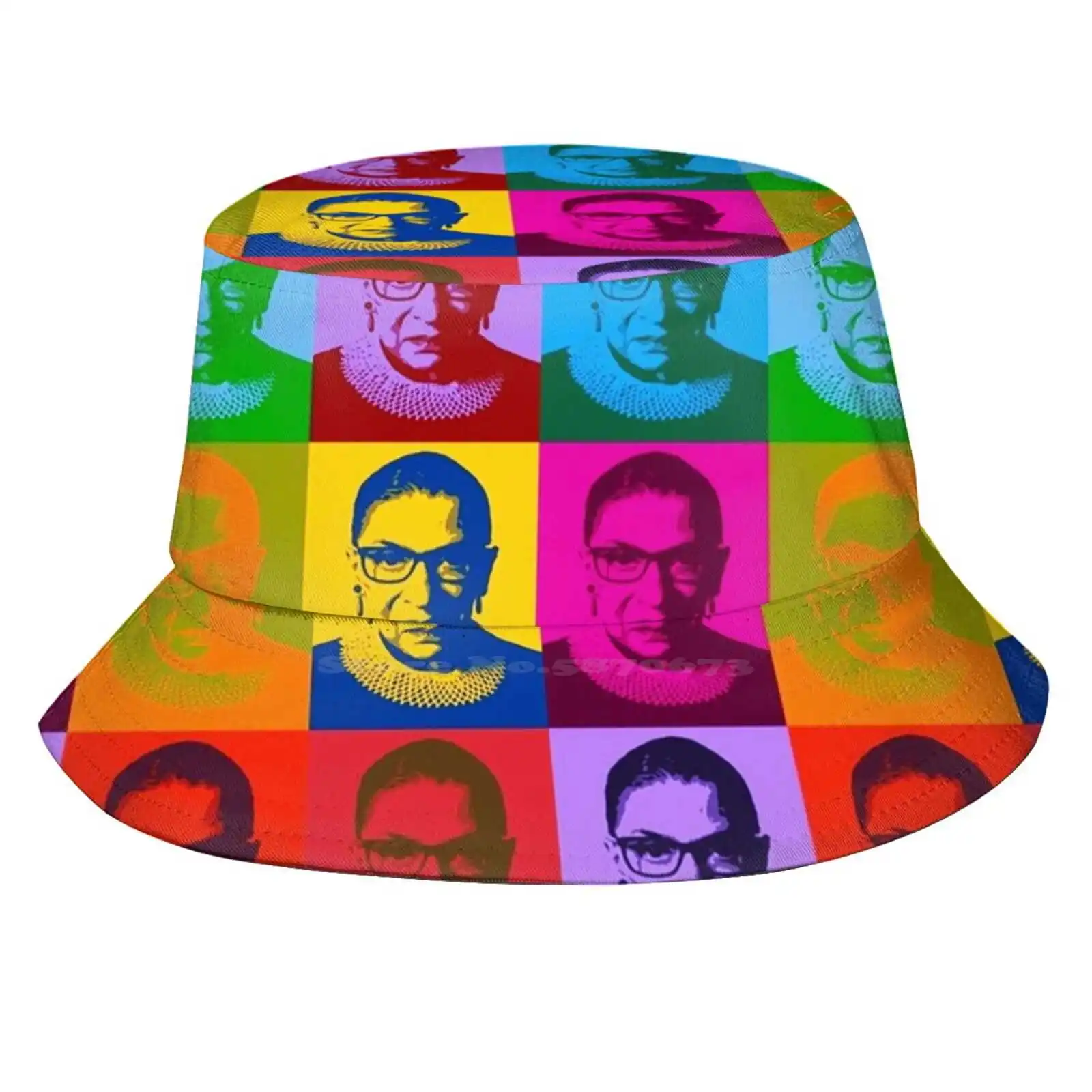 Notorious Rbg - May Colors Sun Cap Fisherman Hat Bucket Hats Notorious Rbg Ruth Bader Ginsburg I Dissent Feminist Feminism