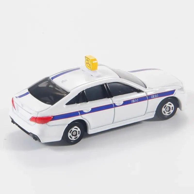 Takara tomy modelo de carro de liga fundida toyota coroa táxi caixa vermelha branca 84 brinquedos de carro, presentes requintados para crianças
