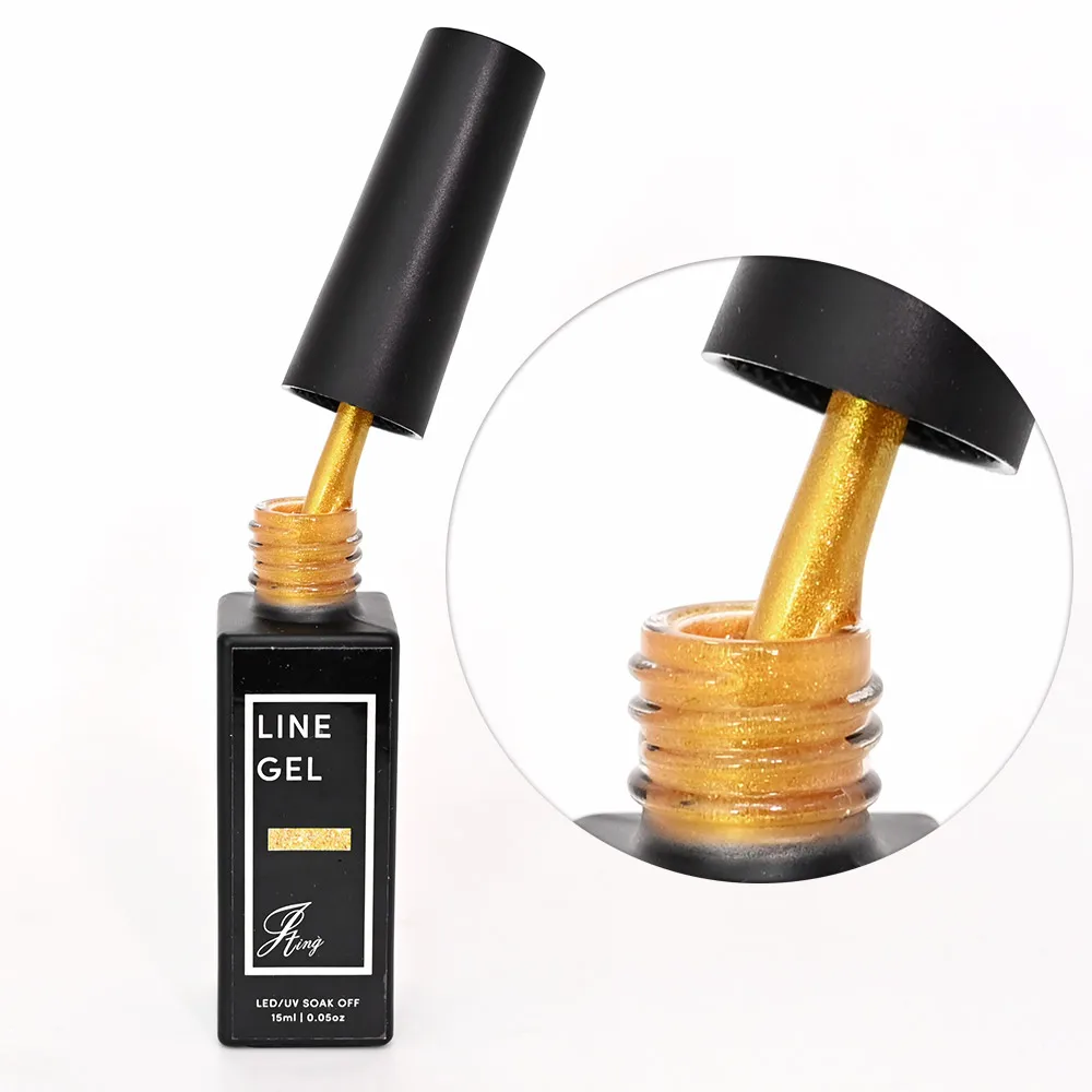 15/7/5ml Black White Graffiti Line French Nail Painting Gel Semi-Permanent Black White Drawing Gel Polish 2024#UV Painting Gel - Image 3
