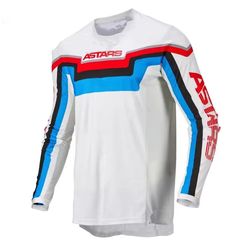 Speed Subduing Long Sleeved Off-road Motorcycle Riding Tshirt Bicycle Quick Drying Breathable T-shirt Women Men Unisex Tshirt