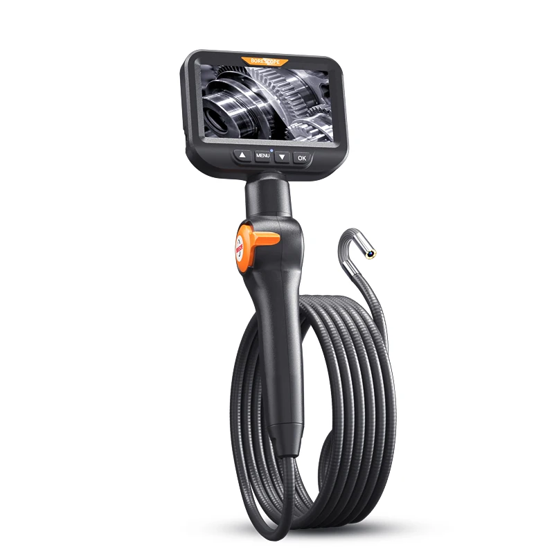 Wholesales 2 ways 360 Degree Steering Drain Pipe Inspection Camera Dual Lens 6.2mm 1m 1080P Full HD Endoscope Camera