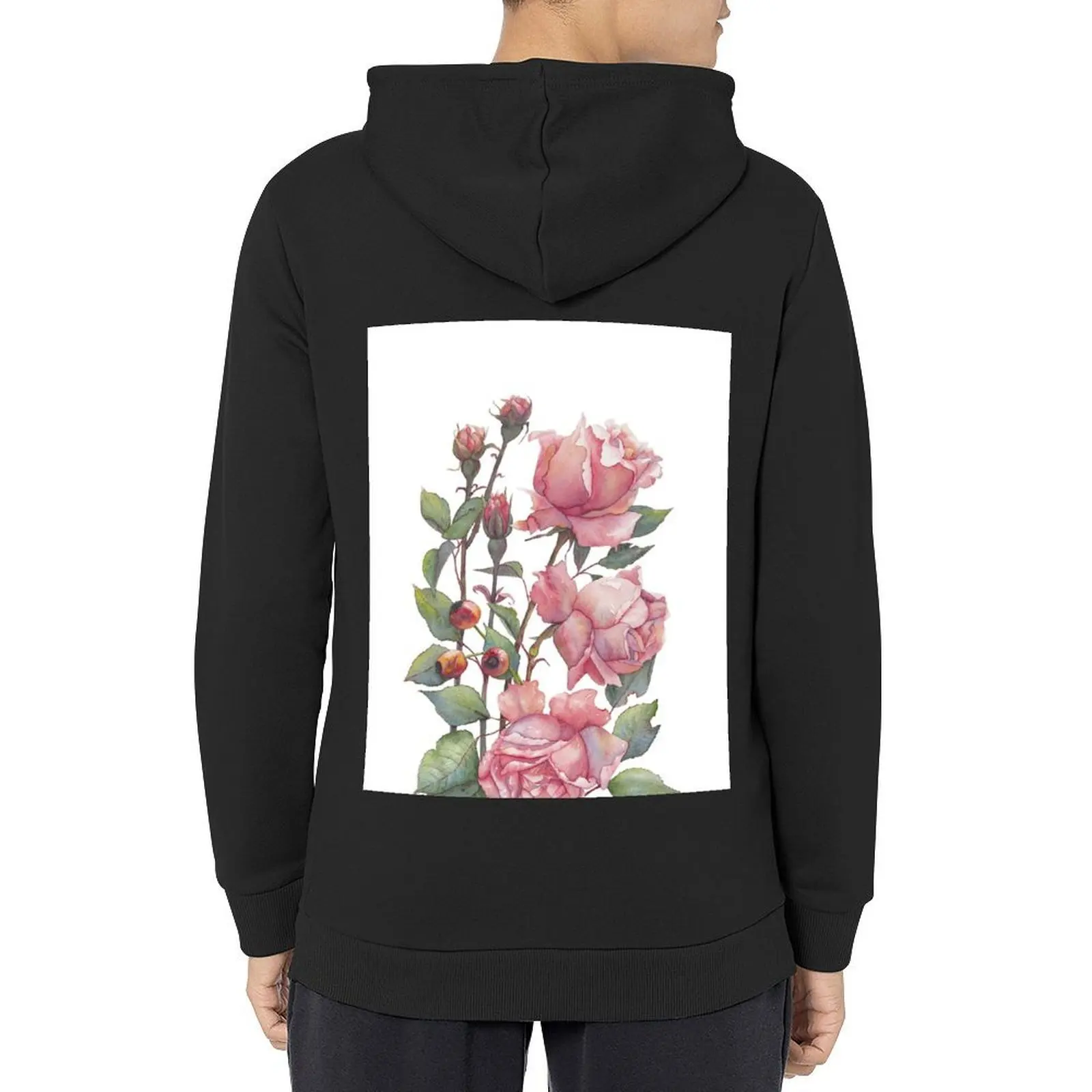 

Garden Roses Hoodie graphic t shirts men men clothes autumn autumn jacket men hoodie for