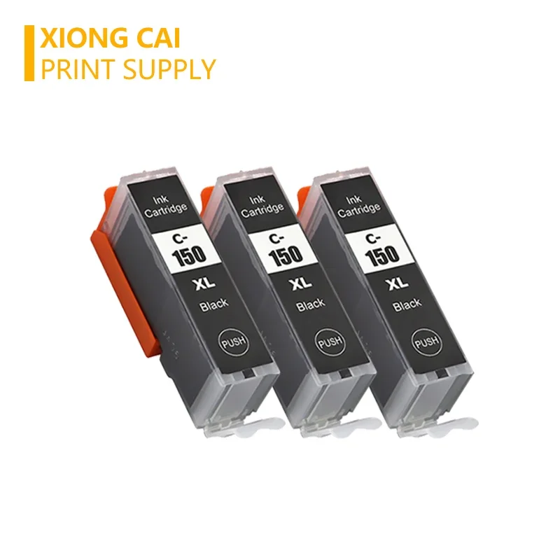 3pcs PGI 150 CLI 151 Ink Cartridge For canon PIXMA IP7210 MG5410 MG5510 MG6410 MG6610 MG5610 MX921 MX721 IX6810 PGI150 CLI151