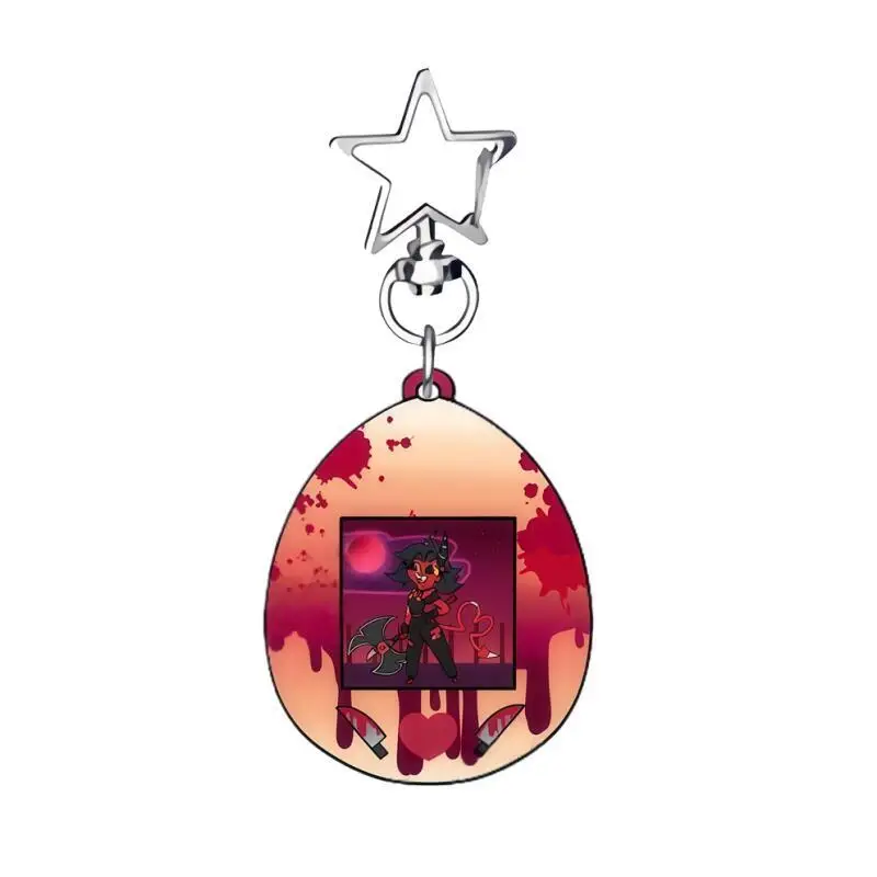 

Acrylic Keychain for Helluva Boss Loona Stolas Blitzo Fizzarolli Striker Anime Acrylic Key Ring Student Bag Pendant Toy Gifts