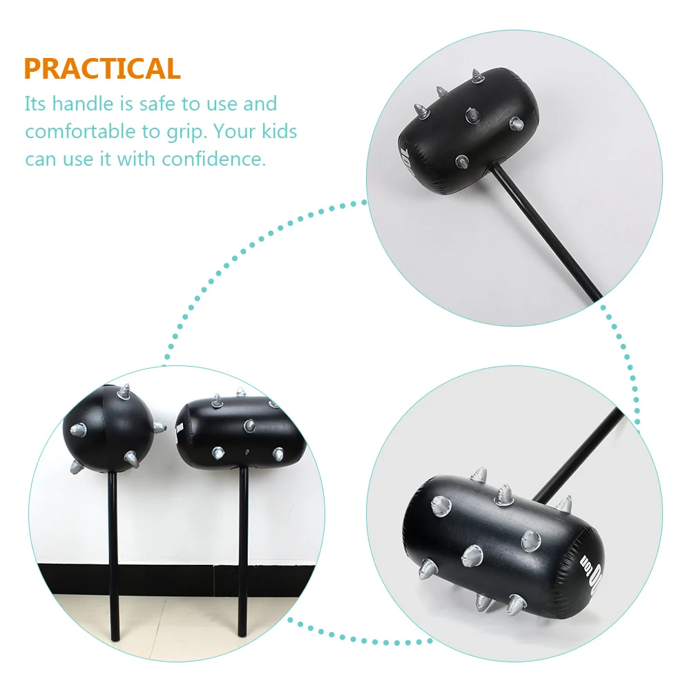 

4 Pcs Hammer Inflatable Blow up Hammers Mallet Tools Large Hard Handle Kids Toys