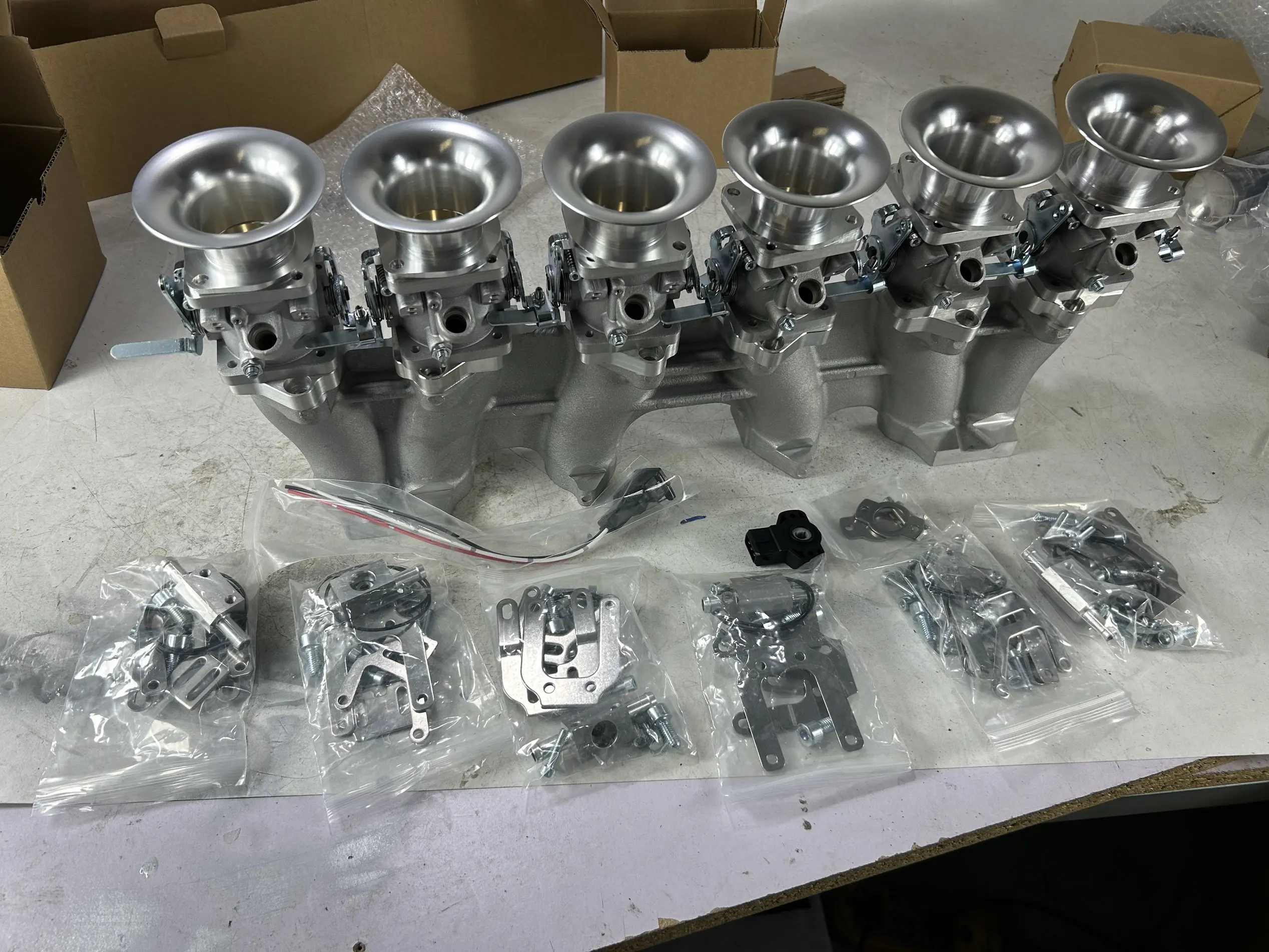 SherryBerg 40mm BORE Fuel Injection for Datsun 240Z 260Z 280Z S30 Nissan Fairlady Z L24 L26 L28 Individual Throttle Body Kit ITB - view 3