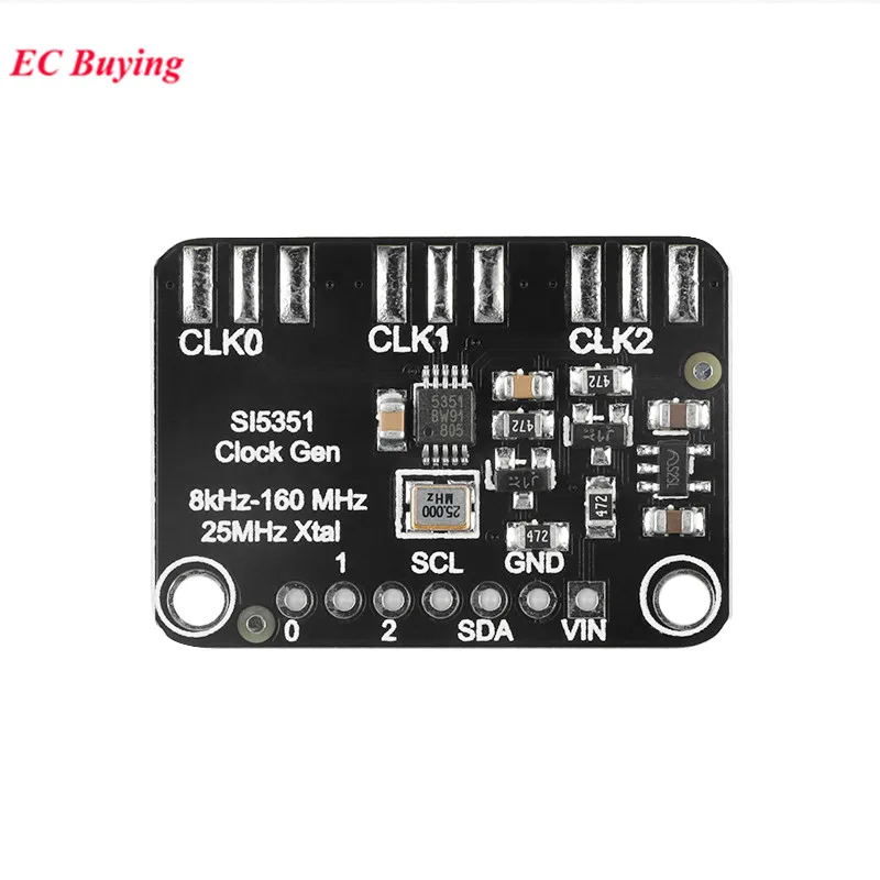 Si5351 Si5351A Clock Generator Breakout Board Precision 8KHz-160MHz 25MHz Crystal Controller Signal Module