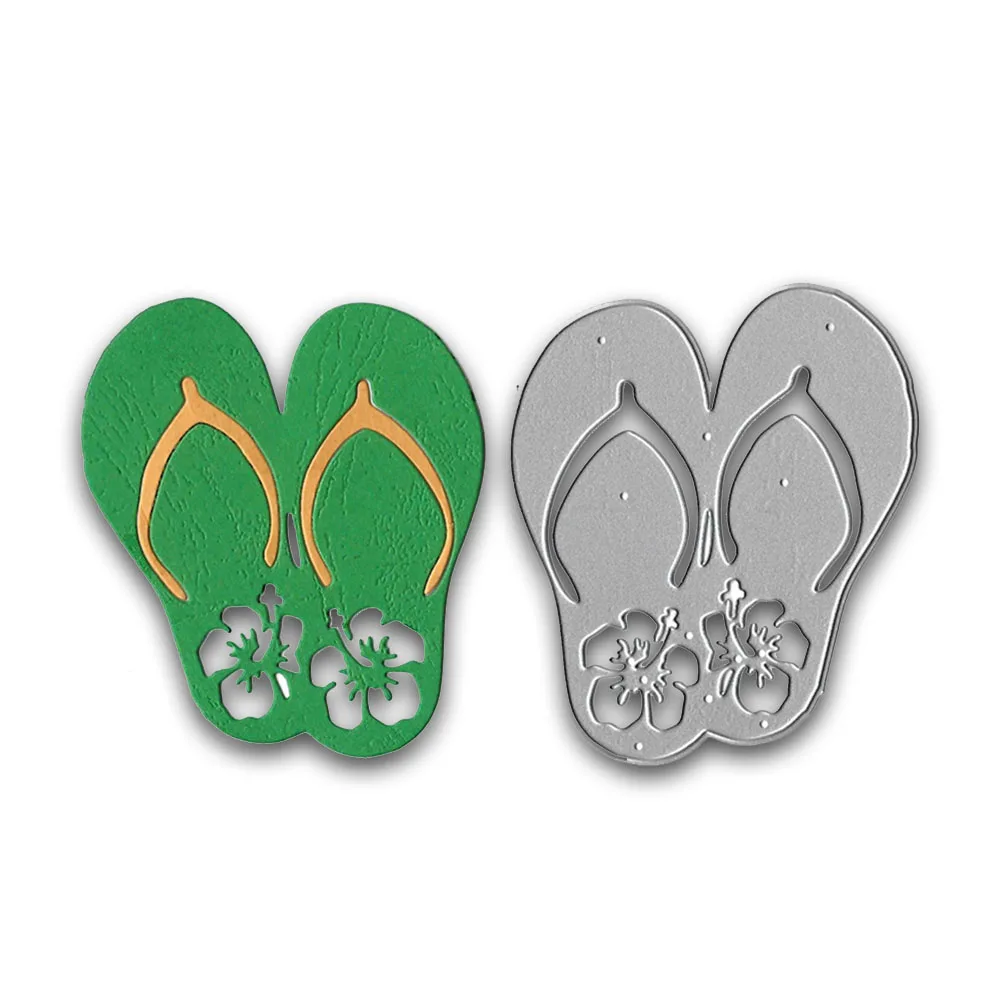 

Metal Cutting Dies Scrapbooking Mold Slippers Paper Craft Knife Mould Blade Punch Stencils Card Making Die Cutter