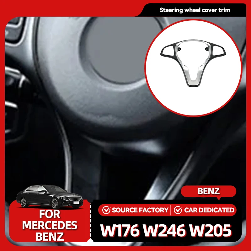 

Interior Mouldings Steering Wheel Cover Trim 09946428139107 09946429139107 For Mercedes W176 For W246 For W205 For W117 For W218