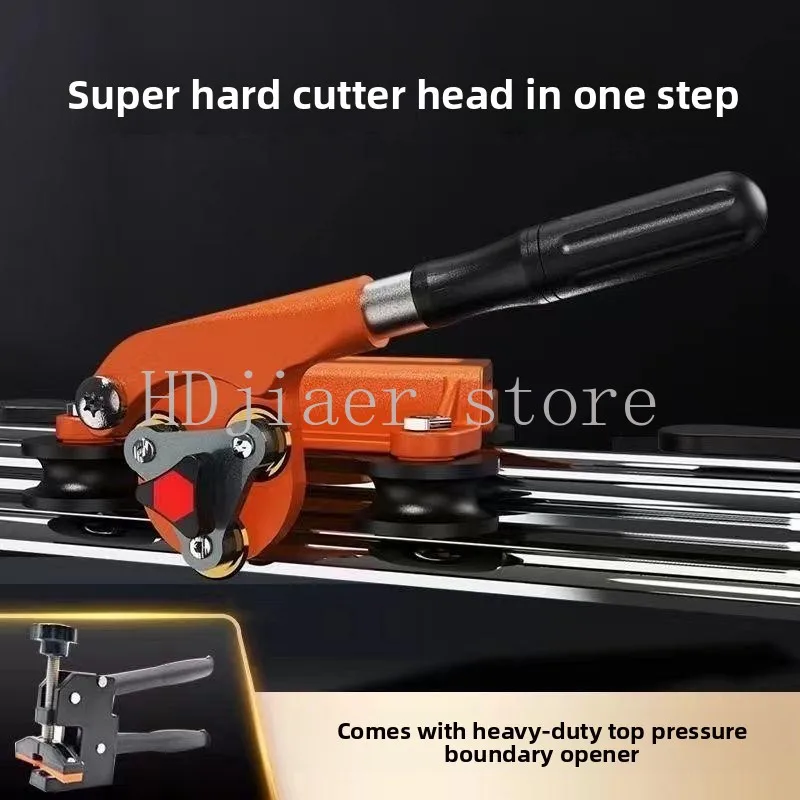 

New Rock Slab Track Cutter - Hand-Push Tile Cutter, 1.8m/1.5m for Large Panels & High-Precision Cutting