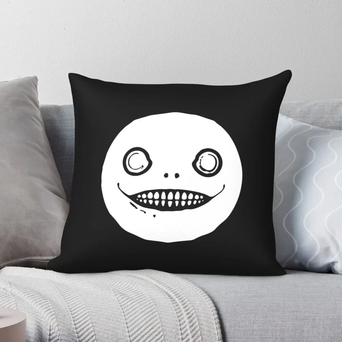 Emil Weapon Nier Automata Merchandise Pillowcase Polyester Linen Velvet Printed Zip Decor Pillow Case Home Cushion Cover 45x45