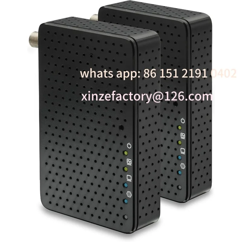 

Customizable HTEM5 MoCA 2.5 Adapter Kit (2-Pack) | 2.5Gbps Ethernet Over Coax | Multi-Gig Wired Backhaul for WiFi, Streaming &