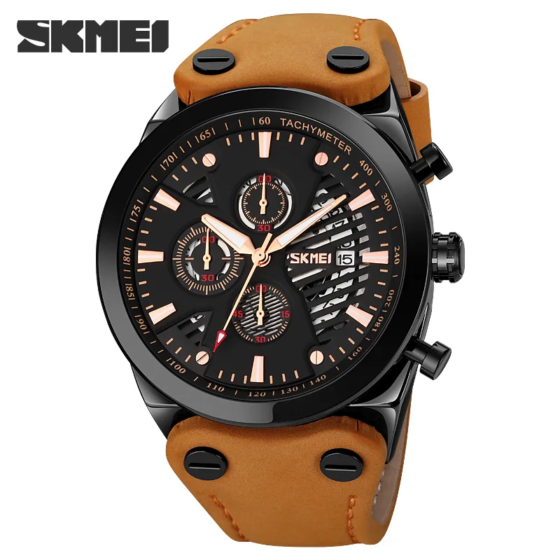  Date Quartz Men Watches Top Brand Luxury Male Clock Chronograph Sport Mens Wrist Watch Hodinky Relogio Masculino SKMEI Montre