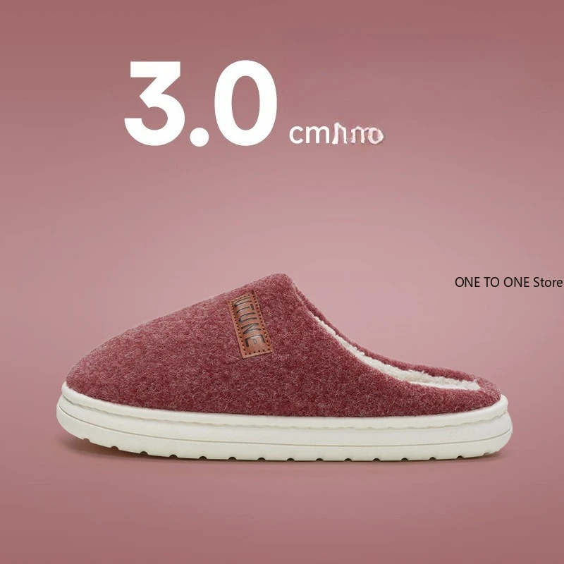 الجملة شتاء دافئ الرجال نِعال من الفراء منزل عدم الانزلاق أحذية ناعمة الراحة كعب مسطح المنزل داخلي غرفة نوم شبشب قطيفة للأزواج