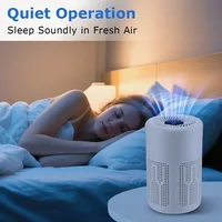 Air Purifier Smoke Odor Negative Ion Generator USB Portable Air Cleaner for Household HEPA Filter Efficient Purifying Air 5