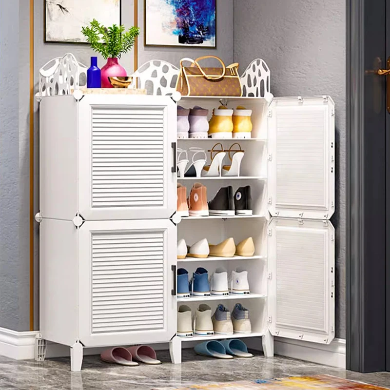 

Designs Space Saving Shoe Racks Cabinet Display Storage European Shoe Rack Entrance Luxury Zapateros Organizadores Decoration