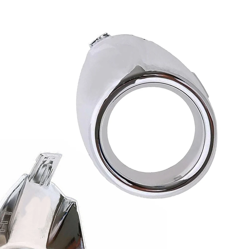 Front Left Bezel Fog Lamp Bezel Direct Replacement Part Chrome Finish Design Easy Installation Process No Programming Needed