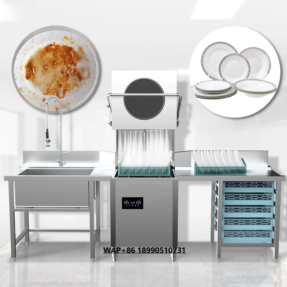 5KW 7KW 9KW غسالة أطباق تجارية صناعية ذكية قائمة بذاتها من الشركة المصنعة في الصين لاستخدام المطبخ في مطعم الفندق