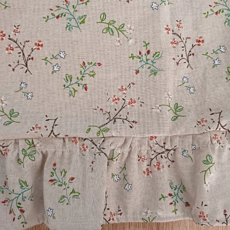   Traditional Heat Resistant Half Curtain Cover For Kitchen And Utility Area