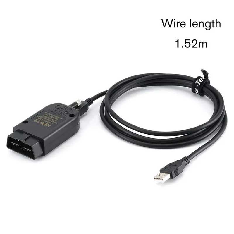 2X لـ VAG COM 22.3 Obd2 الماسح الضوئي HEX V2 USB للجولف A6 سكودا مقعد غير محدود Vins ATMEGA162 + 16V8 + FT232RQ-ABQU
