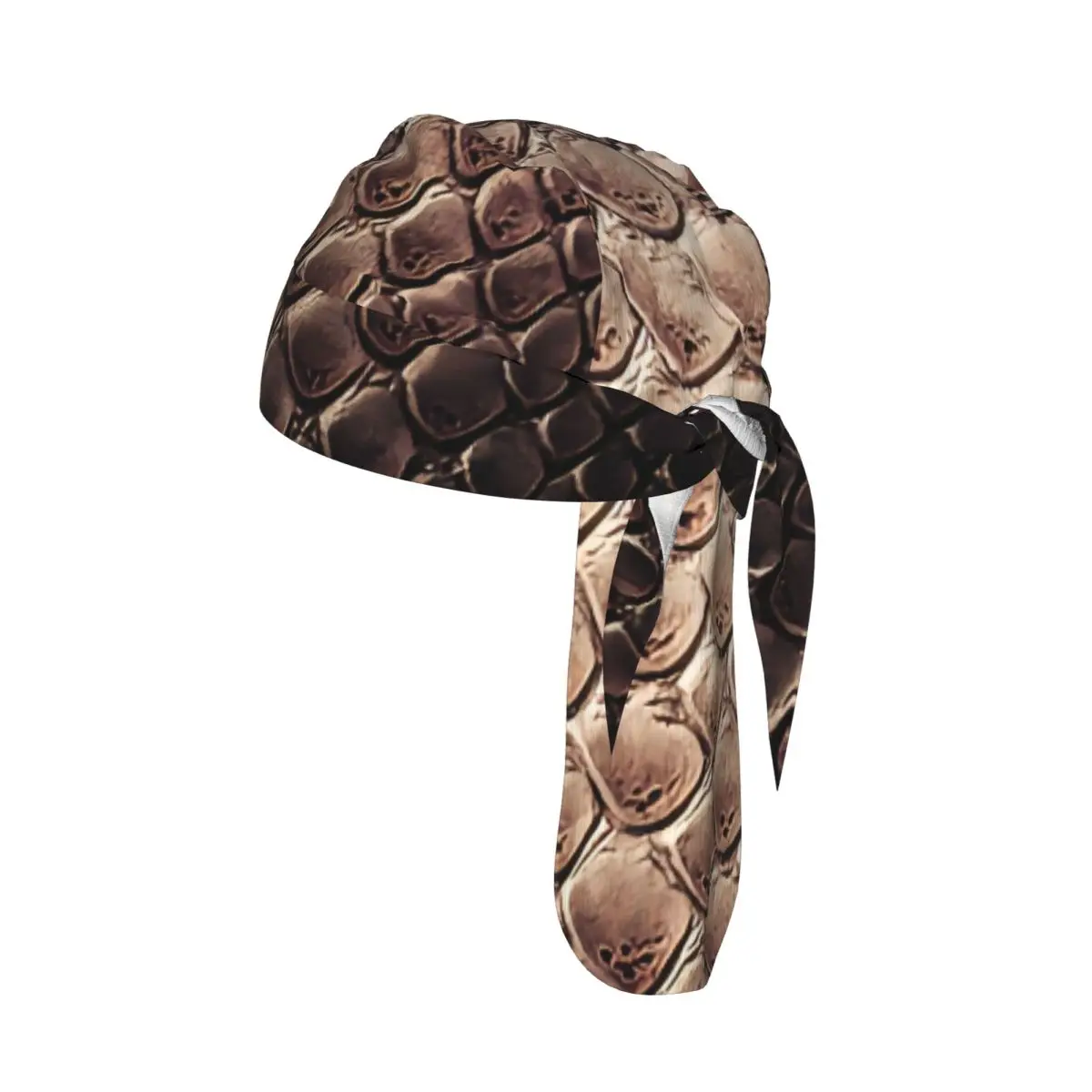 

Cycling Breathable Cycling Headwear Snake Skin Texture Print Quick-Dry Bicycle Scarf Cap
